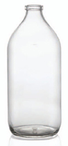 1000 ml infuusflacon, helder, type 2 geblazen glas